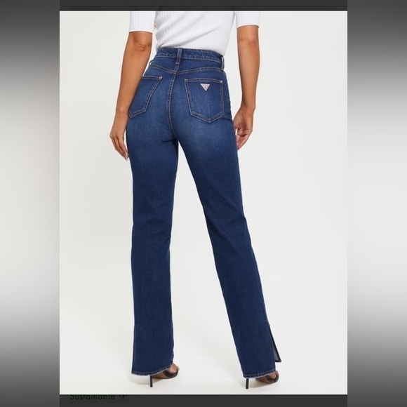 Guess split hem relaxed straight jeans - brand new - Picture 5 of 6